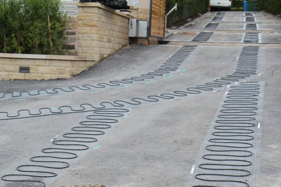 Application focus Heated driveways